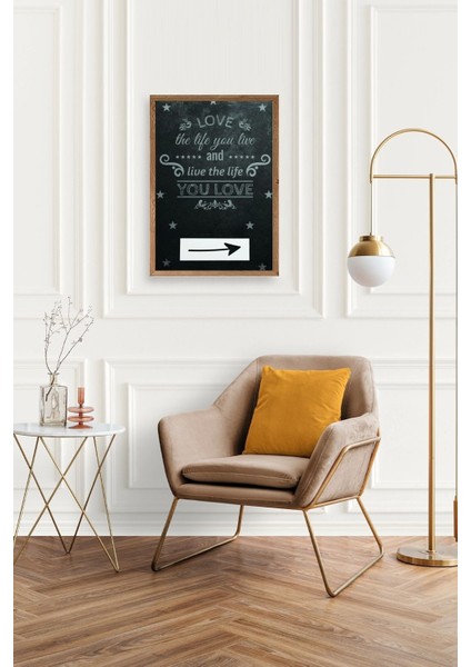 Motto Ahşap Çerçeveli Tablo fiyatları