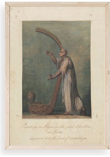 James Bruce Ahşap Çerçeveli Tablo