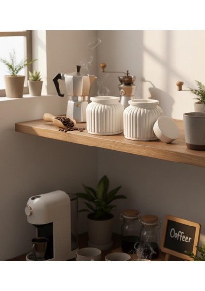 Ikili Kokulu Vazo Set Vernikli Beyaz fiyatları