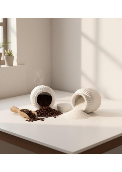 Ikili Kokulu Vazo Set Vernikli Beyaz modelleri