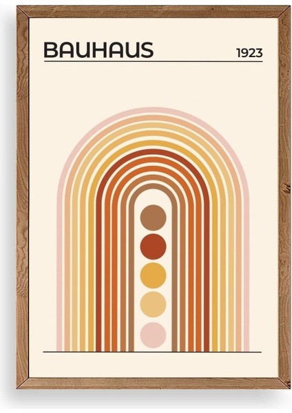 Bauhaus Ahşap Çerçeveli Tablo