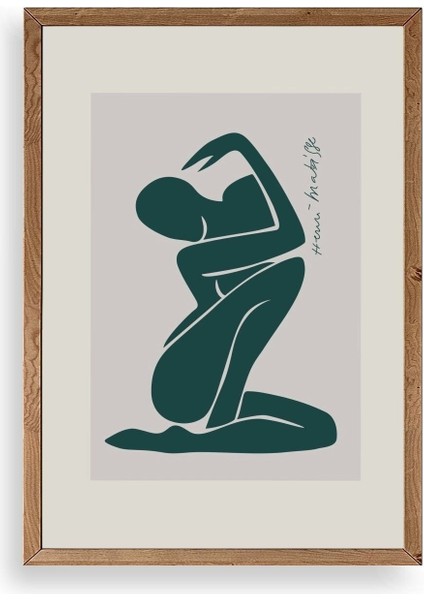 Modern Ahşap Çerçeveli Tablo