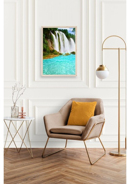 Manzara Doğa Ahşap Çerçeveli Tablo modelleri