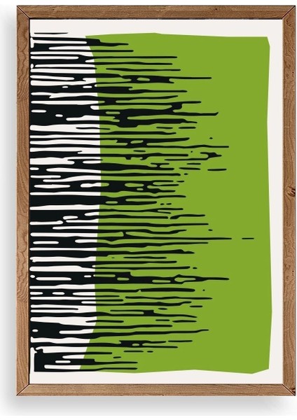 Modern Ahşap Çerçeveli Tablo