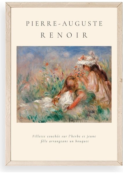 Pierre-Aguste Renoir Ahşap Çerçeveli Tablo