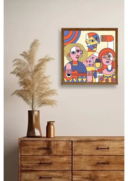 Modern Ahşap Çerçeveli Tablo fiyatları