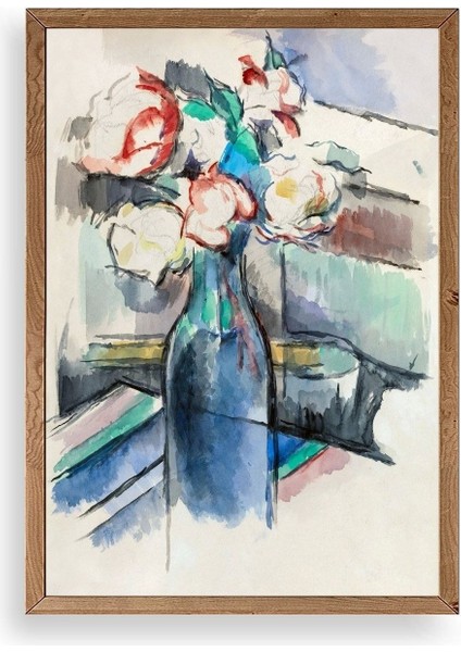 Paul Cézanne Ahşap Çerçeveli Tablo