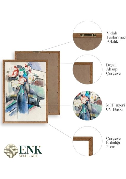 Paul Cézanne Ahşap Çerçeveli Tablo fırsatları