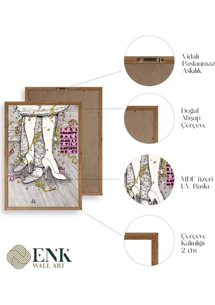 Gastby's Ahşap Çerçeveli Tablo fırsatları