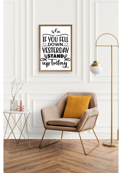 Motto Ahşap Çerçeveli Tablo fiyatları