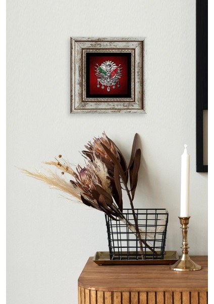 Osmanlı Tuğrası Çerçeveli Taş Tablo fiyatları