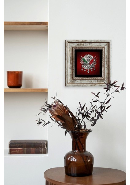 Osmanlı Tuğrası Çerçeveli Taş Tablo fırsatları