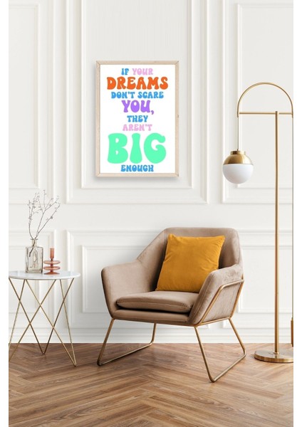 Motto Ahşap Çerçeveli Tablo fiyatları