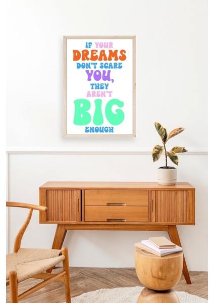 Motto Ahşap Çerçeveli Tablo modelleri