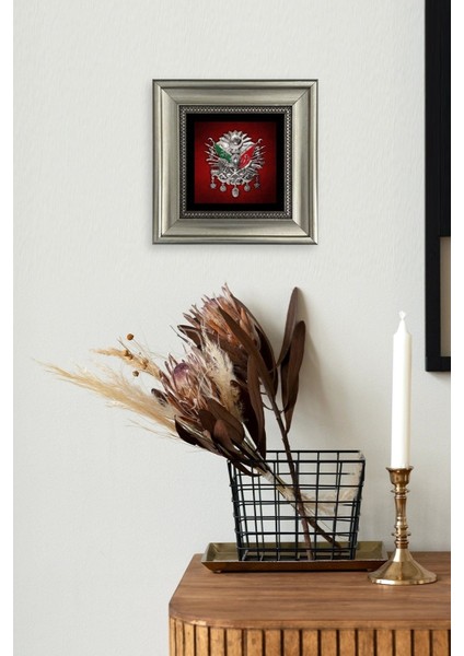 Osmanlı Tuğrası Çerçeveli Taş Tablo fiyatları