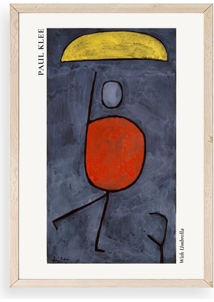 Paul Klee Ahşap Çerçeveli Tablo