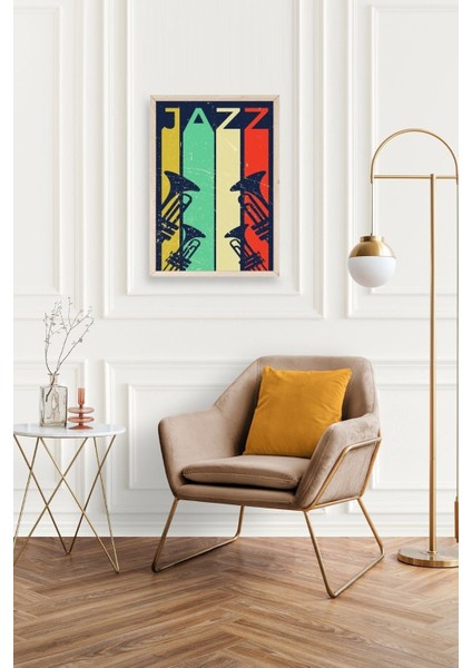 Jazz Ahşap Çerçeveli Tablo fiyatları