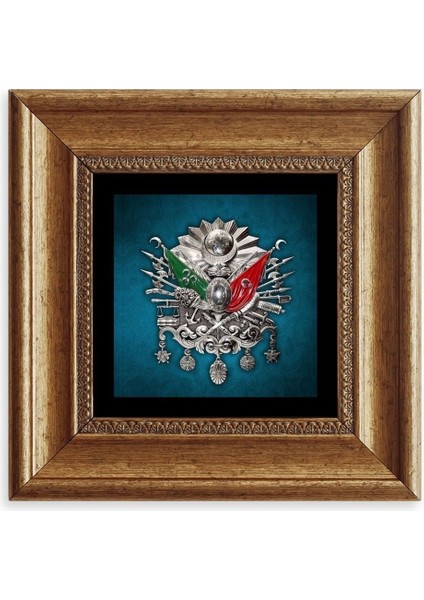 Osmanlı Tuğrası Çerçeveli Taş Tablo