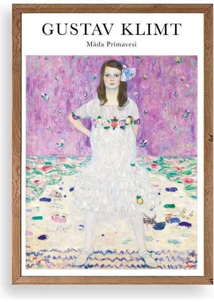 Gustav Klimt Ahşap Çerçeveli Tablo
