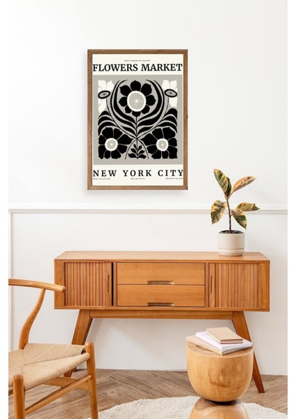 Çiçek Ahşap Çerçeveli Tablo modelleri