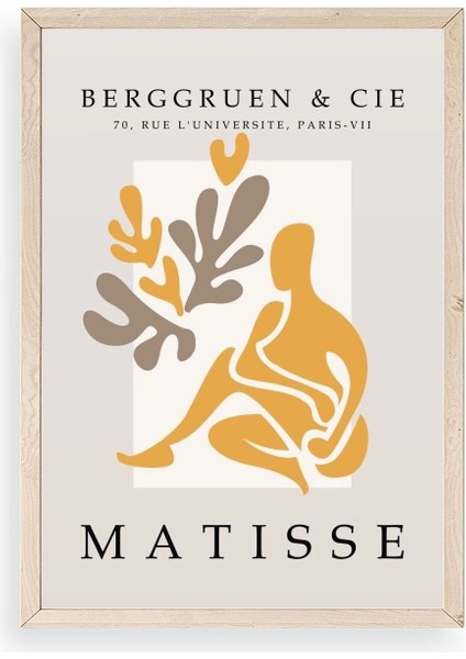 Modern Ahşap Çerçeveli Tablo