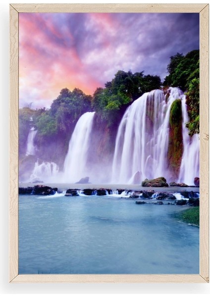 Manzara Doğa Ahşap Çerçeveli Tablo