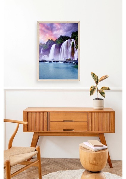 Manzara Doğa Ahşap Çerçeveli Tablo modelleri