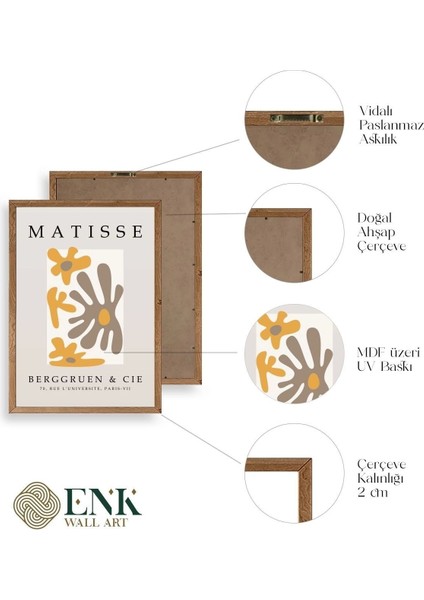 Modern Ahşap Çerçeveli Tablo indirimleri