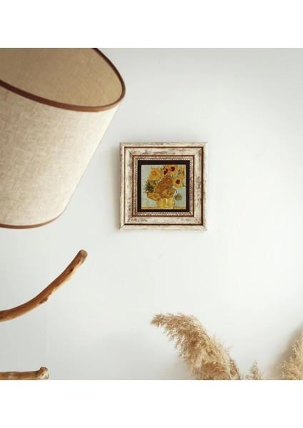 Vincent Van Gogh Çerçeveli Taş Tablo , Çerçeveli Taş Duvar Dekoru modelleri
