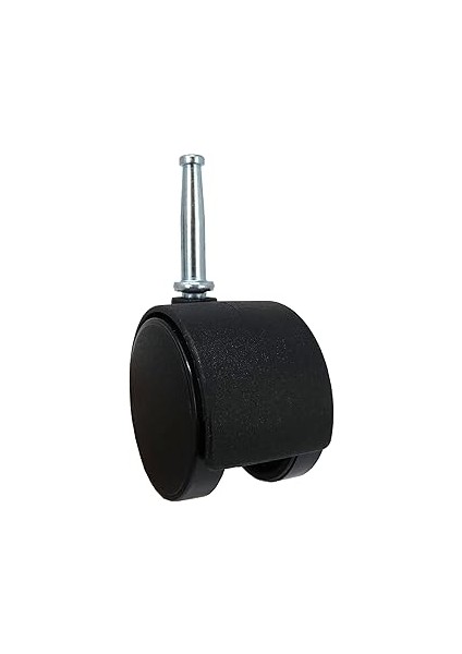 Shepherd Hardware 9406 2 Inç Ofis Sandalyesi Tekerleği, Frenli Çift Tekerlek, 5/16 Inç Şaft Çapı, 3