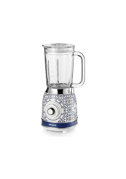 Ariete Capri Cam Smoothie Blender 0583/0C - 1000 Watt, 1,5 Litre Kapasiteli Cam Sürahi, Buz Kırma F