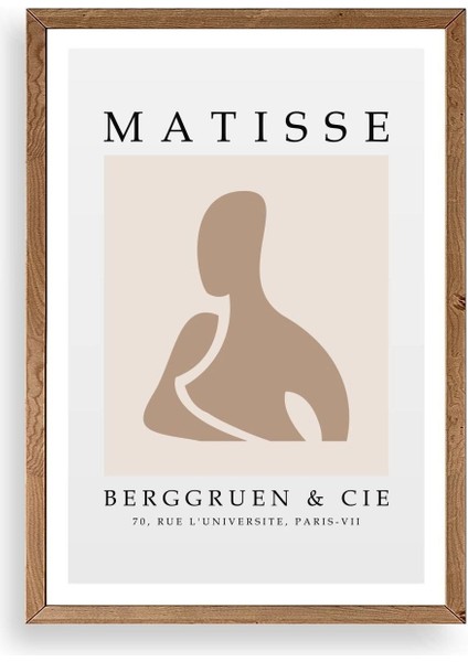 Modern Ahşap Çerçeveli Tablo