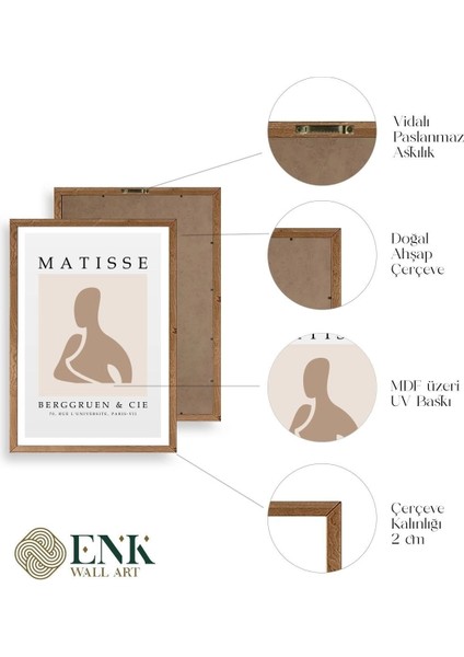 Modern Ahşap Çerçeveli Tablo fırsatları