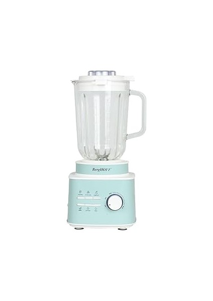Berghoff Gem 1500 W Masaüstü Blender – 1, 5 L Cam Hazne, Titanyum Bıçak, Bakır Ac Motor | Min