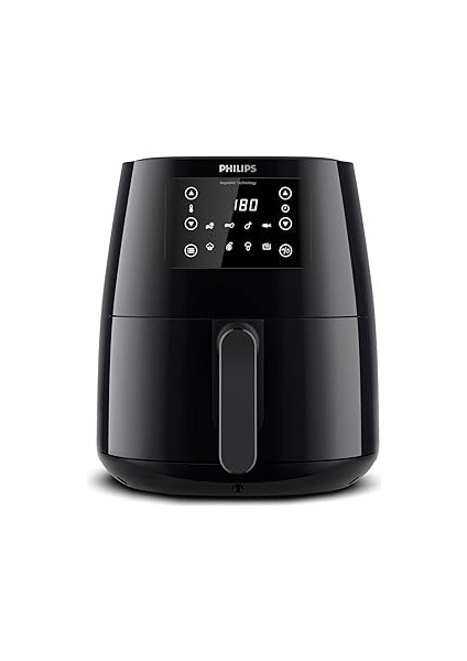 Airfryer Fritöz, 0.8 Kg, 4.1 L Kapasite, Siyah