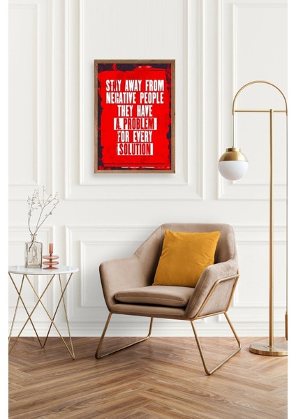 Motto Ahşap Çerçeveli Tablo fiyatları