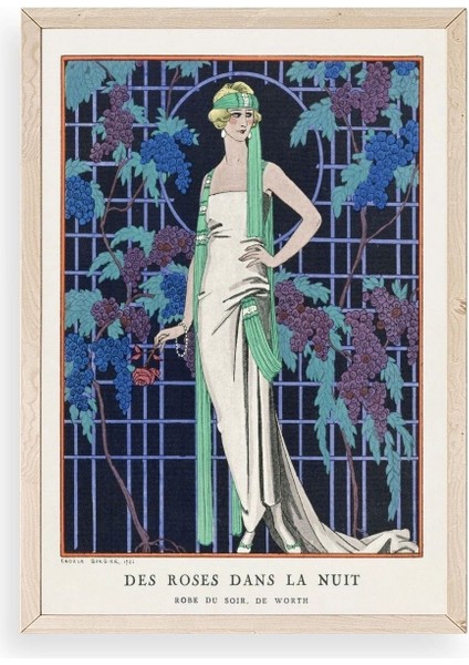 George Barber Ahşap Çerçeveli Tablo