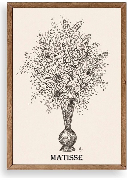 Matisse Ahşap Çerçeveli Tablo