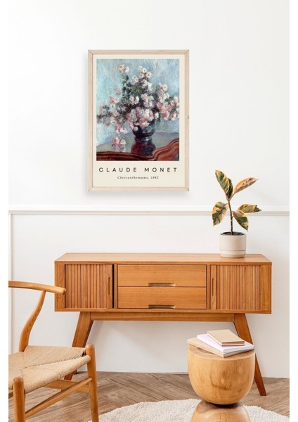 Claude Monet Ahşap Çerçeveli Tablo modelleri