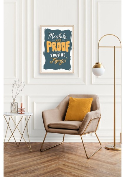 Motto Ahşap Çerçeveli Tablo fiyatları