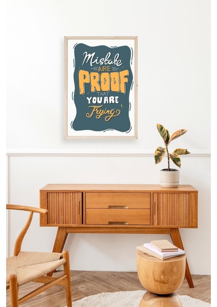 Motto Ahşap Çerçeveli Tablo modelleri