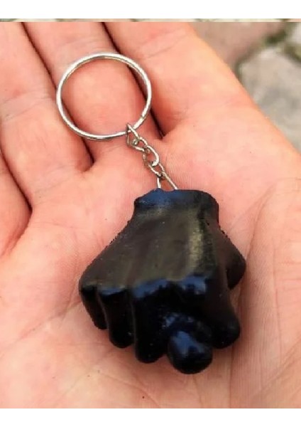 Siyah Renk Sevimli Muzip Anahtarlık Nah Anahtarlık