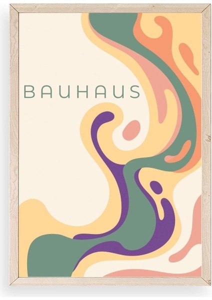 Bauhaus Ahşap Çerçeveli Tablo