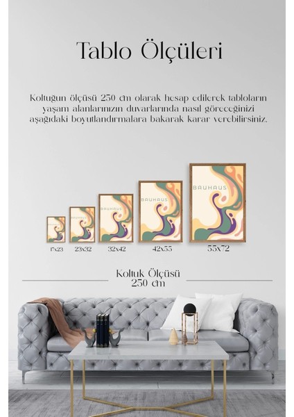Bauhaus Ahşap Çerçeveli Tablo indirimleri