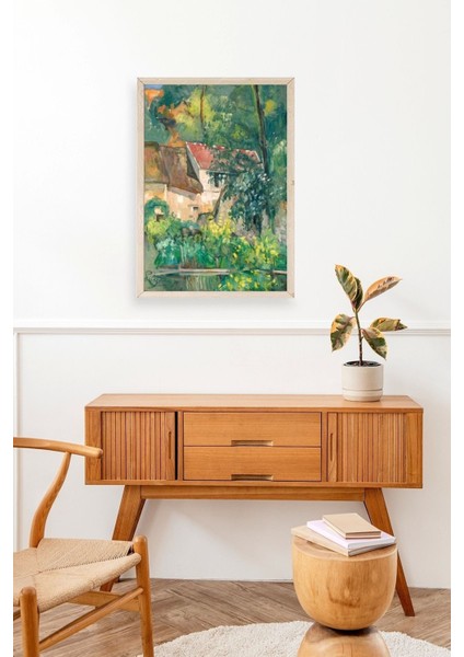 Paul Cezenne Kalender Ahşap Çerçeveli Tablo modelleri