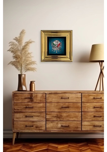 Osmanlı Tuğrası Çerçeveli Taş Tablo modelleri