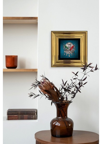 Osmanlı Tuğrası Çerçeveli Taş Tablo fırsatları