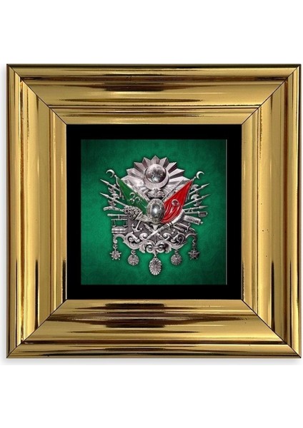 Osmanlı Tuğrası Çerçeveli Taş Tablo