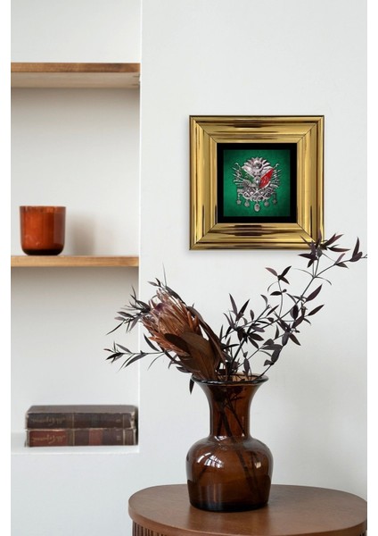 Osmanlı Tuğrası Çerçeveli Taş Tablo fırsatları