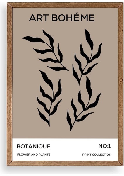 Art Boheme Ahşap Çerçeveli Tablo